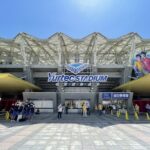 「Yurtec STADIUM SENDAI」のロゴが掲げられたスタジアム入口