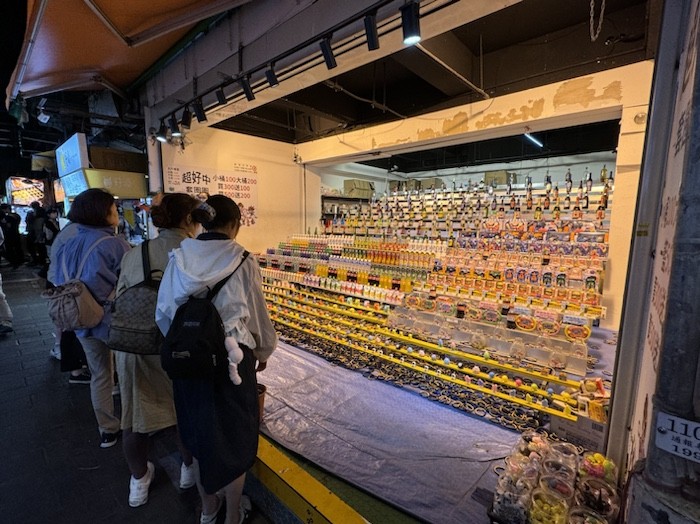 士林観光夜市 飴やお菓子の屋台