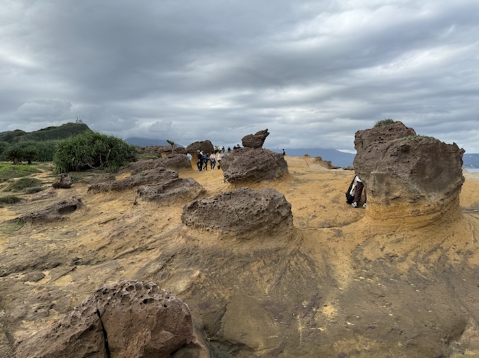 野柳地質公園 岩場