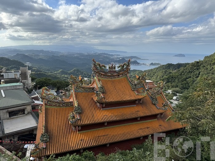 九份 広場から眺める九份の街並み