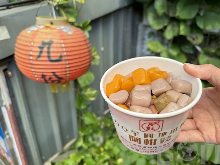 阿柑姨芋圓 料たっぷりの芋圓