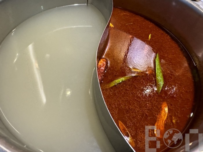 海食潮 二種スープの鍋
