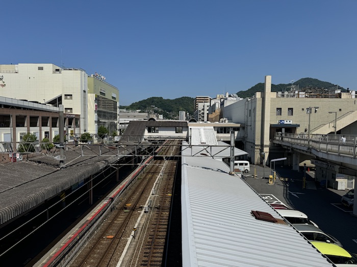 呉駅周辺の街の様子