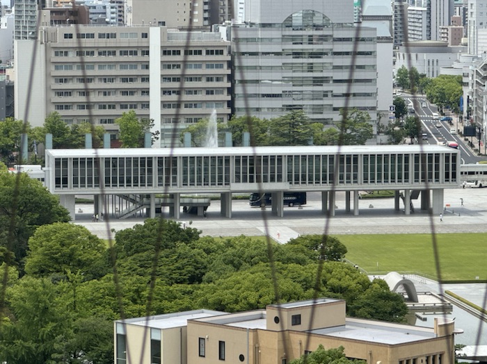 展望台からの広島市街地の眺め
